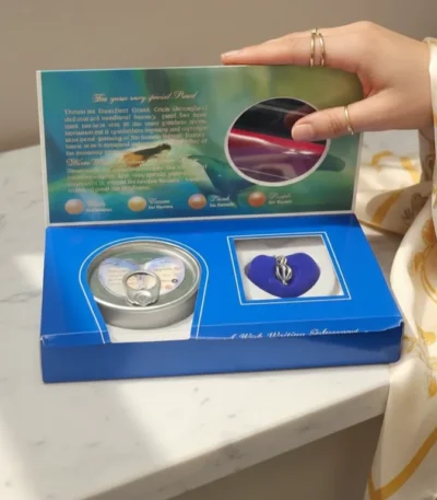 love pearl necklace – diy pearl jewelry kit with freshwater pearl & sterling silver gift box