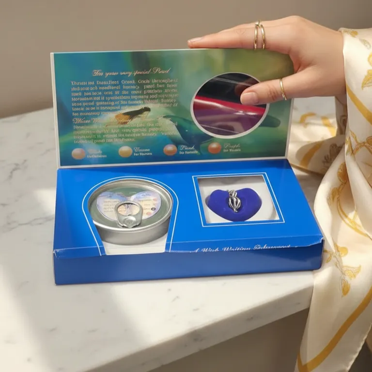 love pearl necklace – diy pearl jewelry kit with freshwater pearl & sterling silver gift box