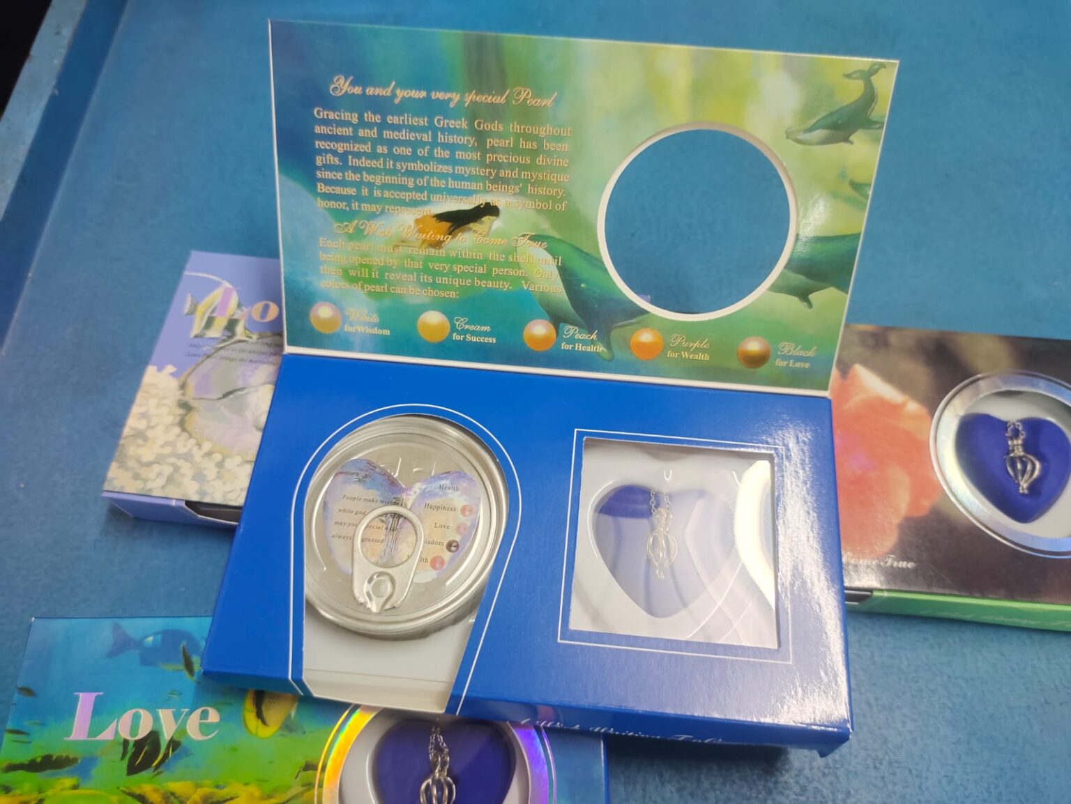 love pearl necklace – diy pearl jewelry kit with freshwater pearl & sterling silver gift box