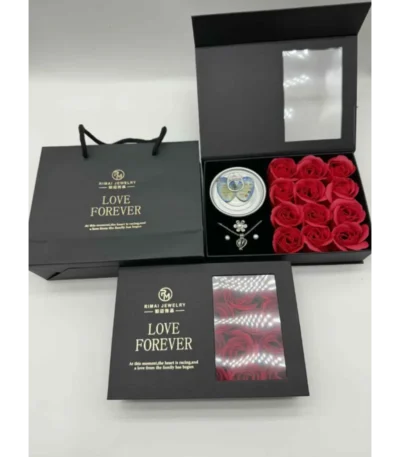 red rose pearl necklace luxury gift box (copy)