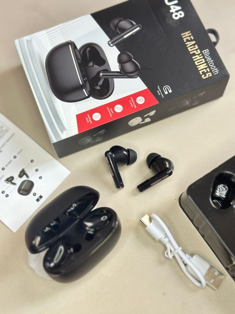 u38 true wireless earbuds v5.4 | ফ‍্যাশানেবল স্পোর্টস হেডসেট | টাচ কন্ট্রোল tws