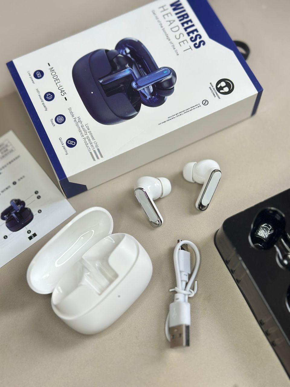 u38 true wireless earbuds v5.4 | ফ্যাশানেবল স্পোর্টস হেডসেট | টাচ কন্ট্রোল tws u38 true wireless earbuds v5.4 | ফ্যাশানেবল স্পোর্টস হেডসেট | টাচ কন্ট্রোল tws