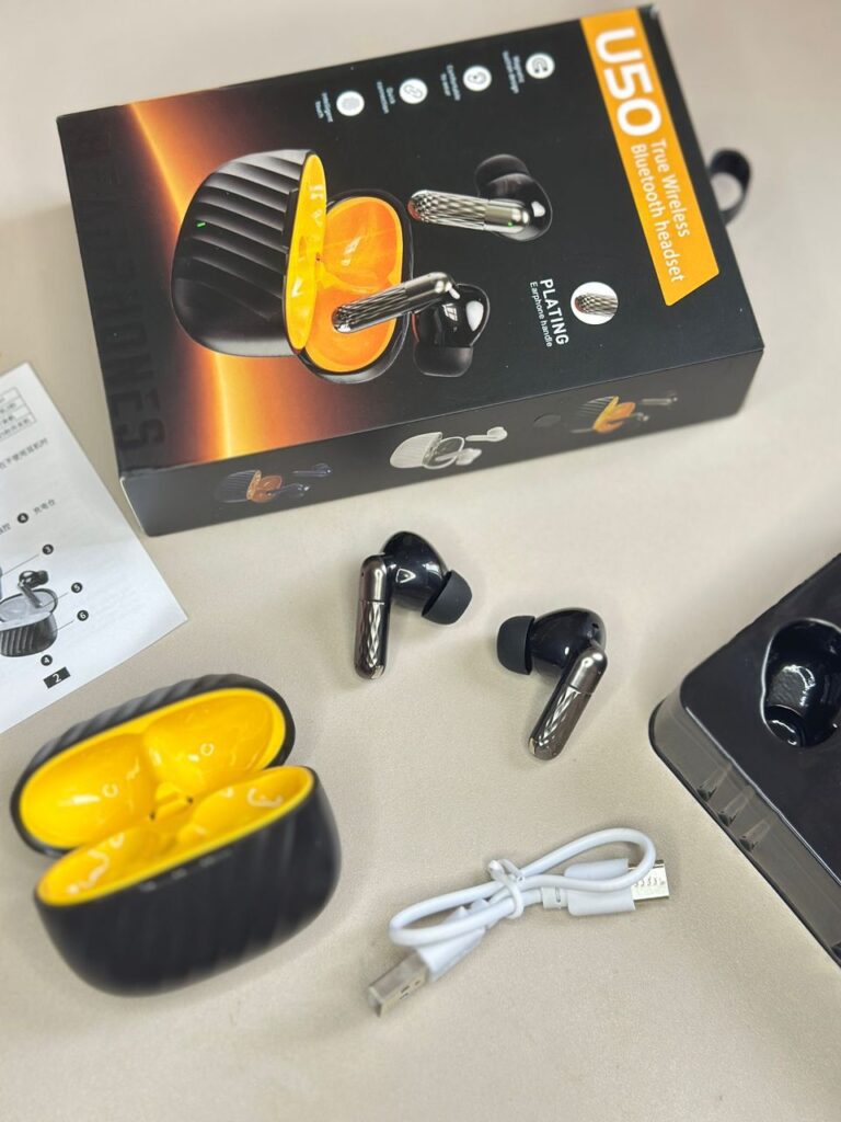 u38 true wireless earbuds v5.4 | ফ‍্যাশানেবল স্পোর্টস হেডসেট | টাচ কন্ট্রোল tws