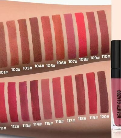 beauty glazed matte liquid lipstick long lasting & waterproof (high pigment)