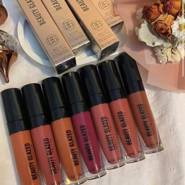 beauty glazed matte liquid lipstick long lasting & waterproof (high pigment)